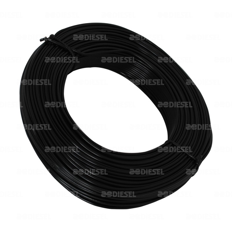 CABLE#16 PLASTICO FLEX ROLLO 100MT NEGRO