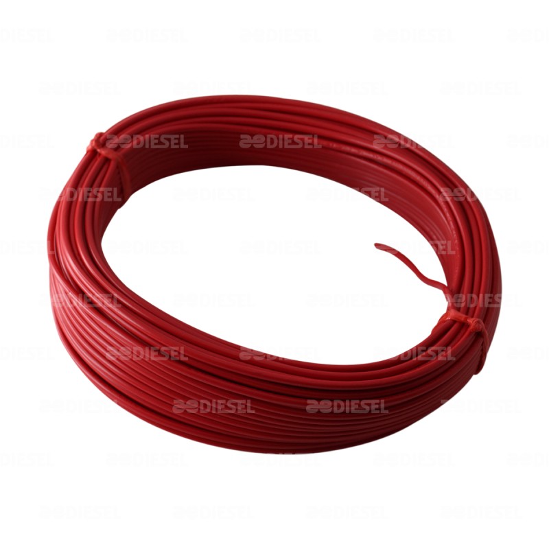 CABLE #16 PLASTICO FLEX ROLLO 30MTS ROJO