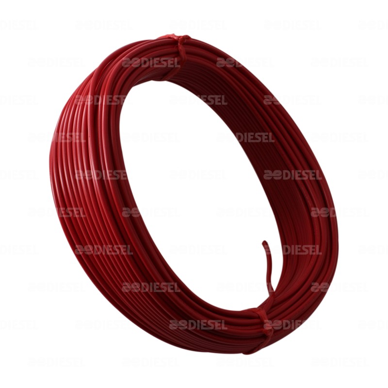 CABLE #16 PLASTICO FLEX ROLLO 30MTS ROJO