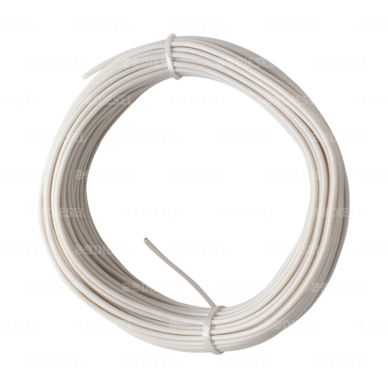CABLE #16 PLASTICO FLEX ROLLO 30MTS BCO
