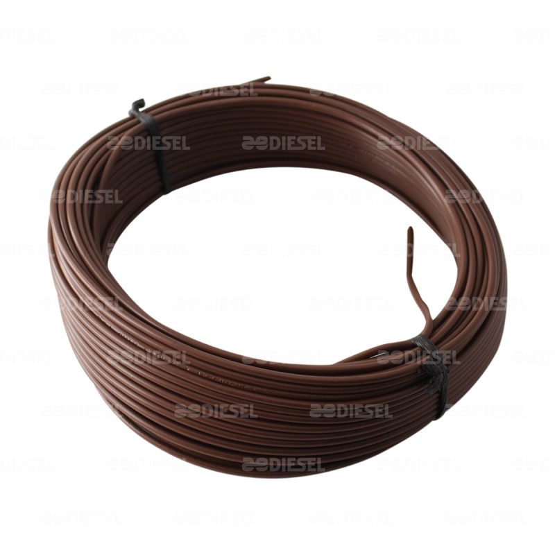 CABLE #16 PLASTICO FLEX ROLLO 30MTS CAFE