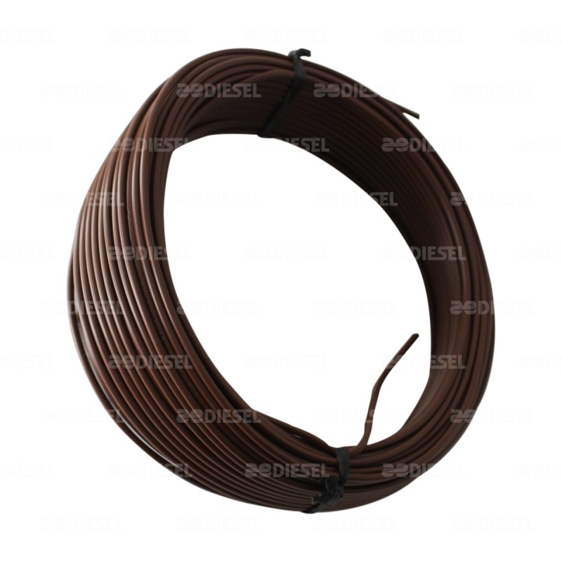 CABLE #16 PLASTICO FLEX ROLLO 30MTS CAFE