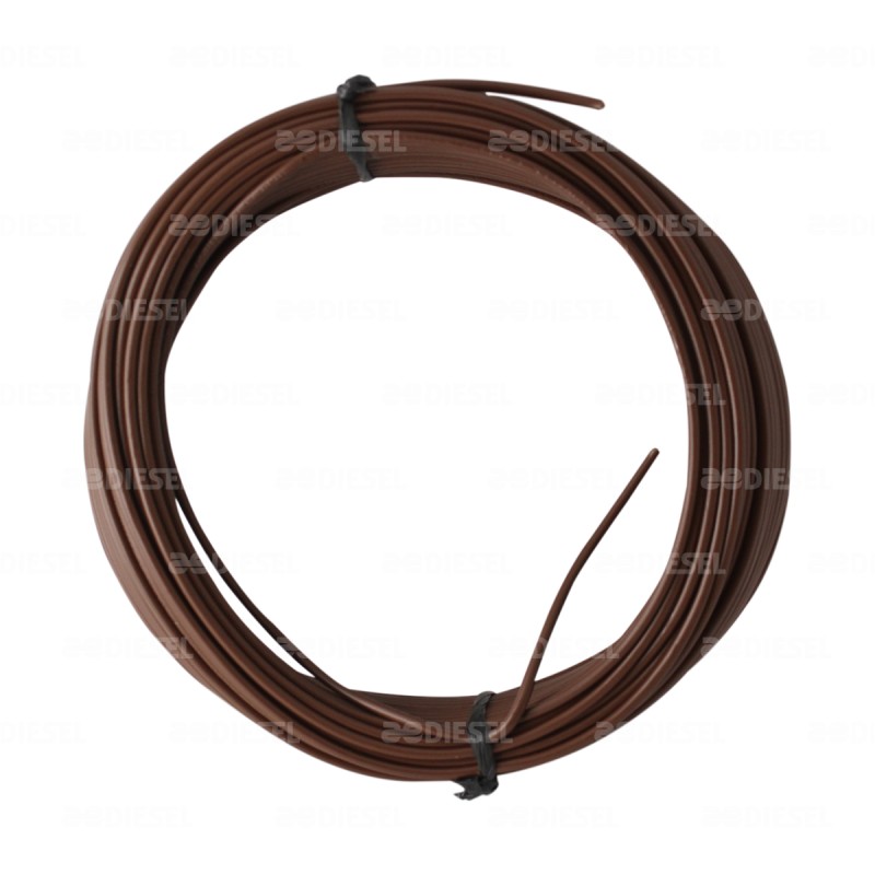 CABLE #16 PLASTICO FLEX ROLLO 30MTS CAFE