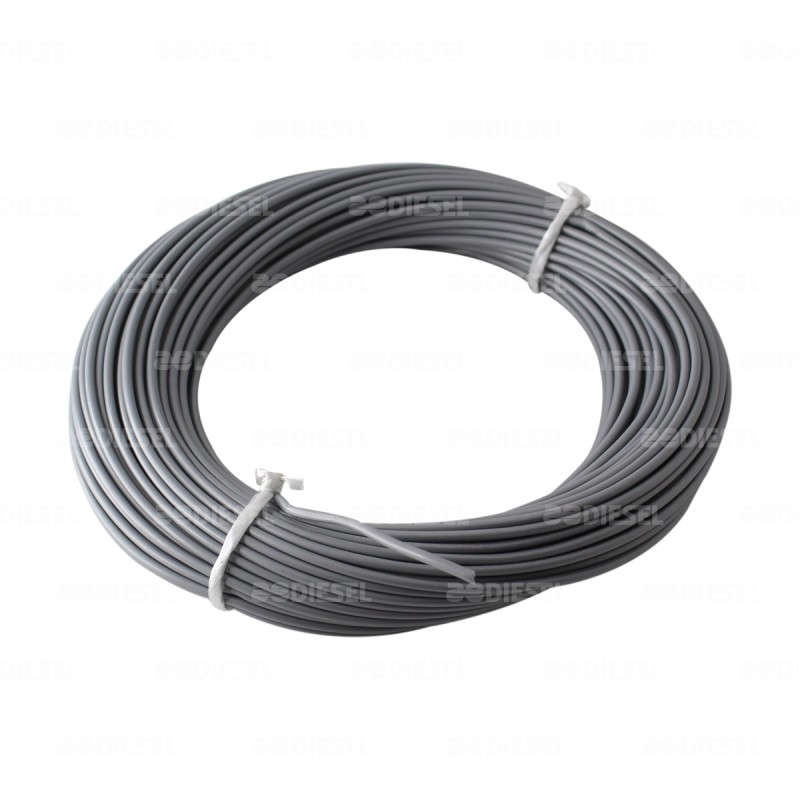 CABLE #16 PLASTICO FLEX ROLLO 30MTS GRIS