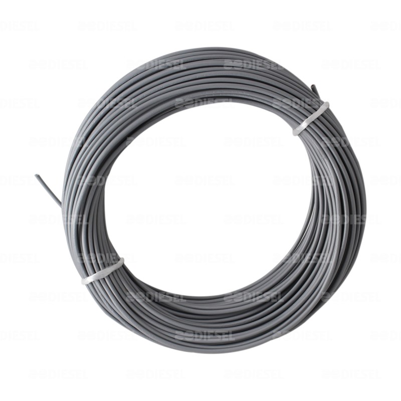 CABLE #16 PLASTICO FLEX ROLLO 30MTS GRIS