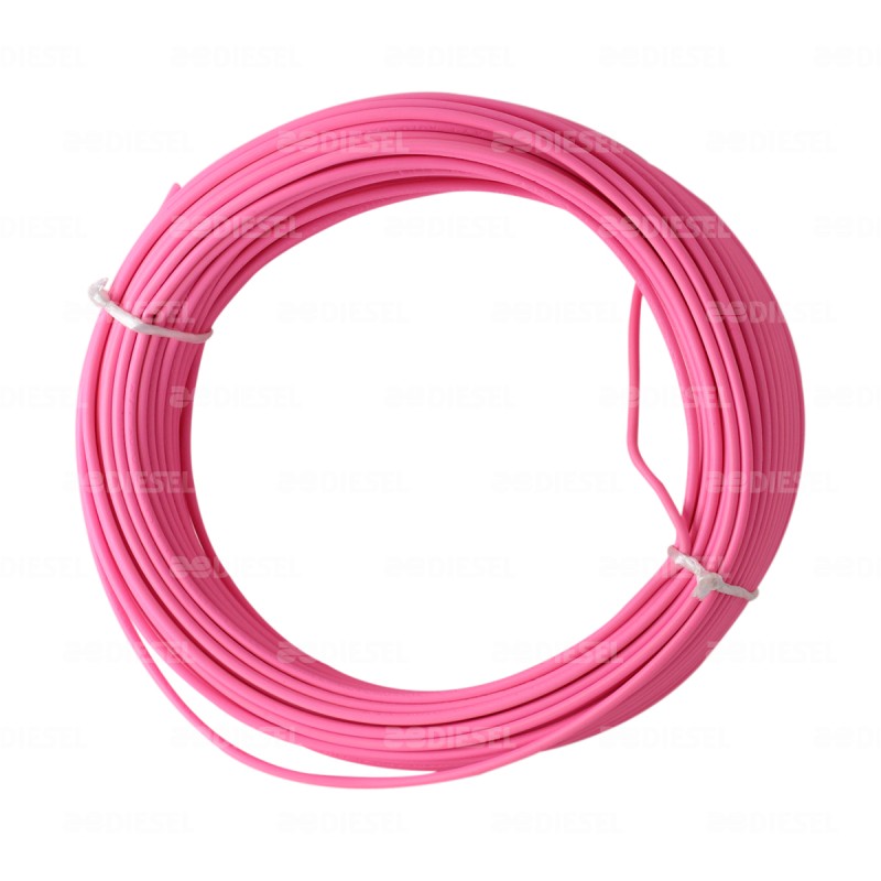 CABLE #16 PLASTICO FLEX ROLLO 30MTS ROSA