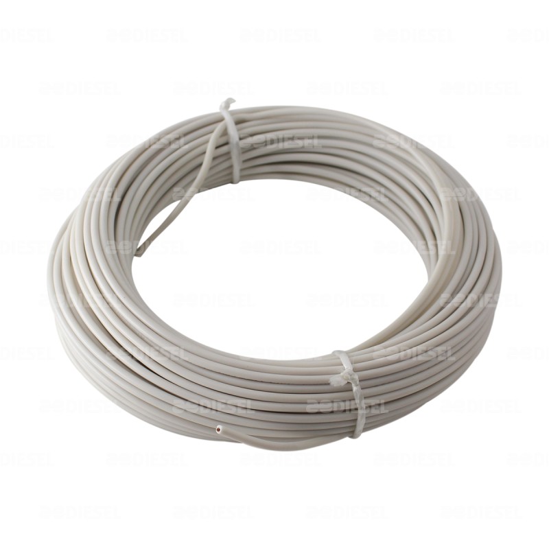 CABLE #14 PLASTICO FLEX ROLLO 30MTS BCO