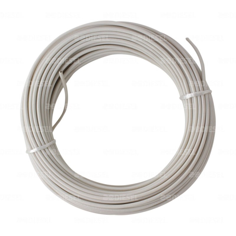CABLE #14 PLASTICO FLEX ROLLO 30MTS BCO