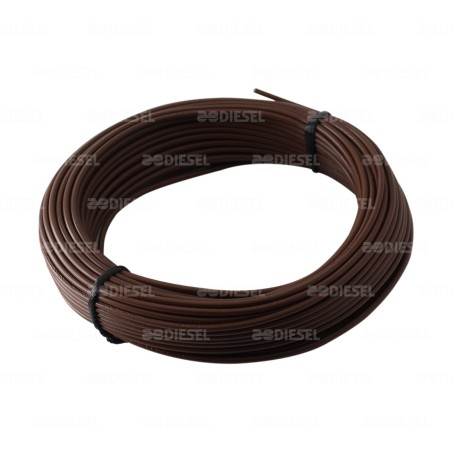 CABLE #14 PLASTICO FLEX ROLLO 30MTS CAFE