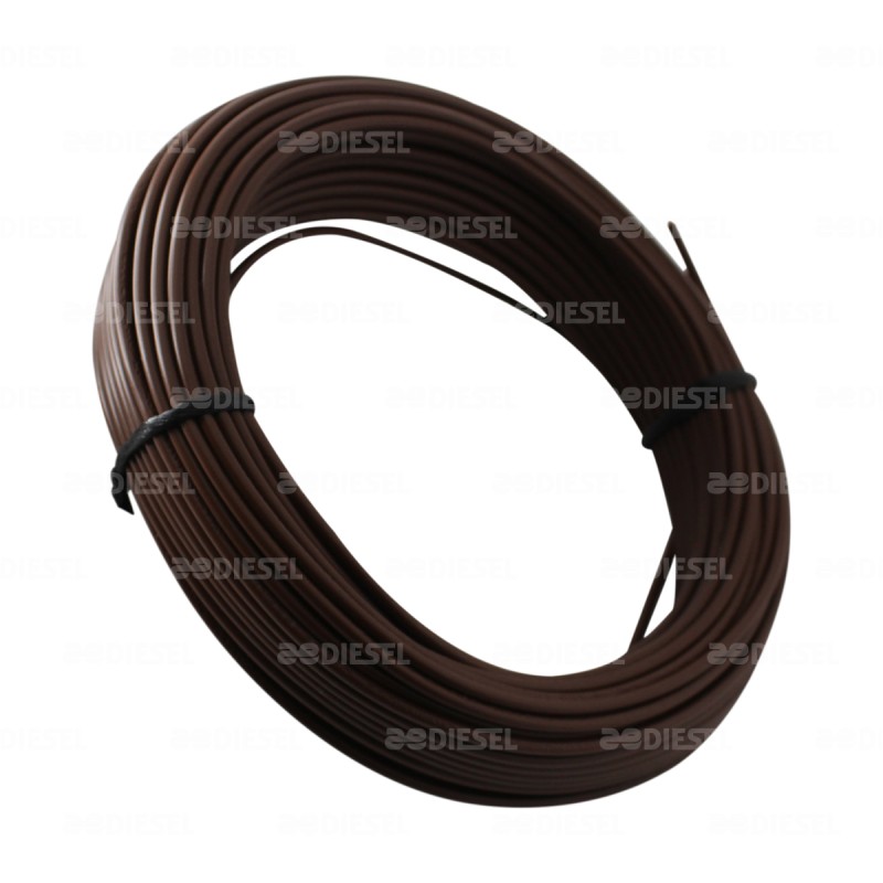 CABLE #14 PLASTICO FLEX ROLLO 30MTS CAFE