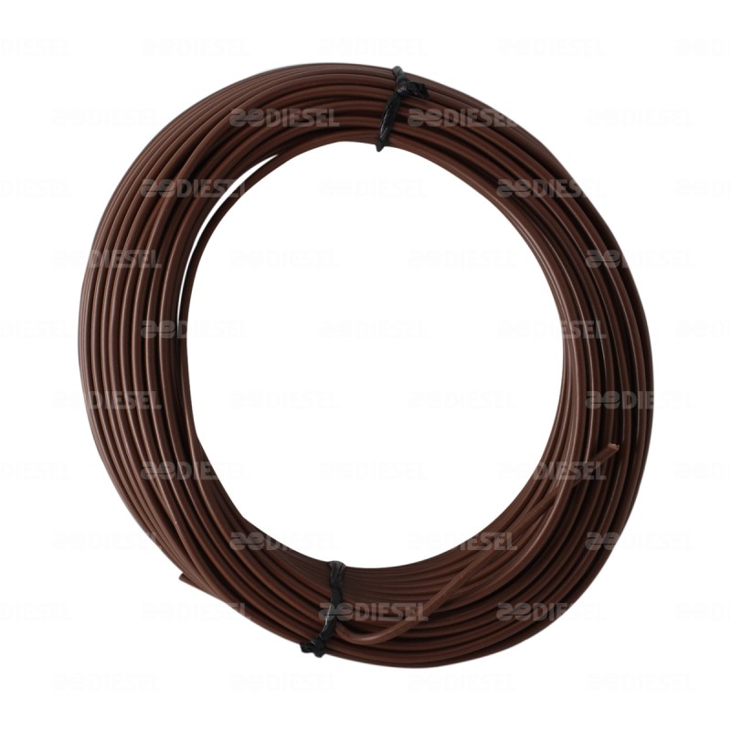 CABLE #14 PLASTICO FLEX ROLLO 30MTS CAFE