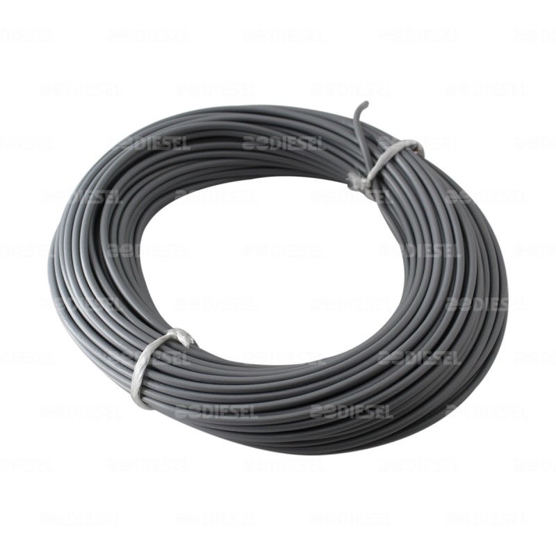 CABLE #14 PLASTICO FLEX ROLLO 30MTS GRIS