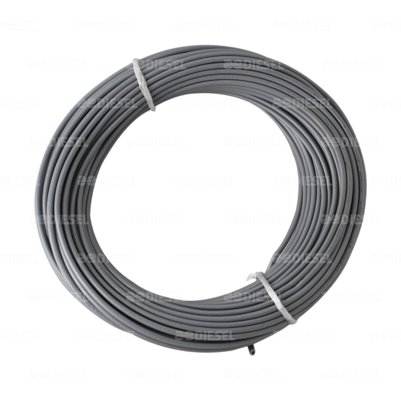 CABLE #14 PLASTICO FLEX ROLLO 30MTS GRIS