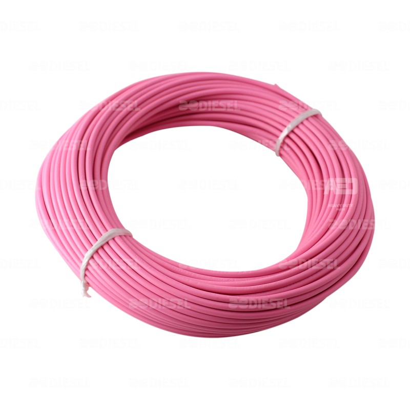 CABLE #14 PLASTICO FLEX ROLLO 30MTS ROSA