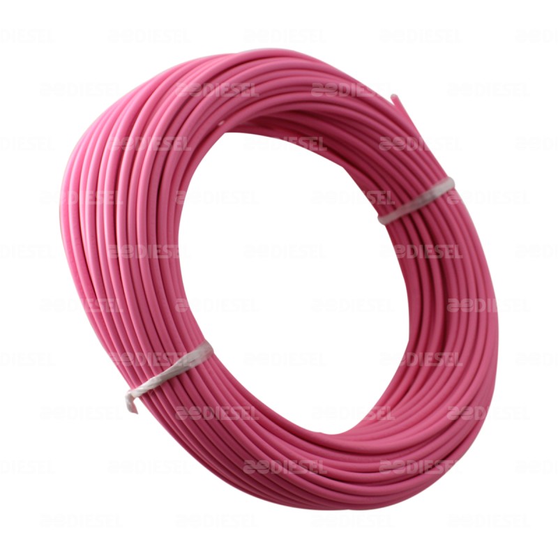 CABLE #14 PLASTICO FLEX ROLLO 30MTS ROSA