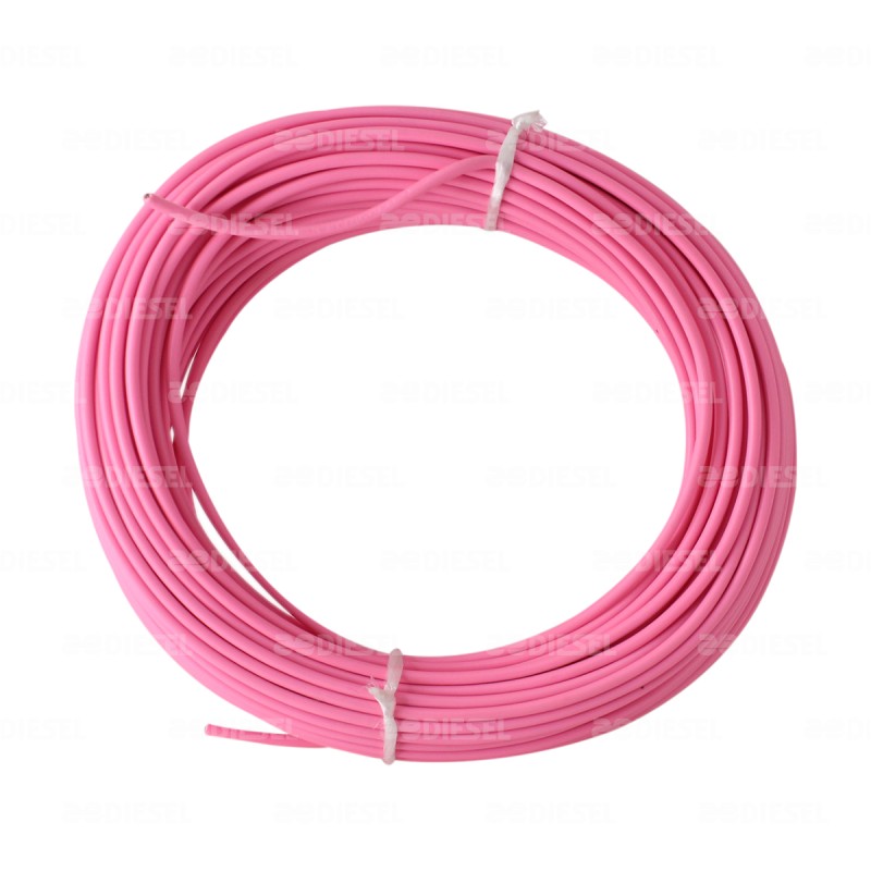 CABLE #14 PLASTICO FLEX ROLLO 30MTS ROSA