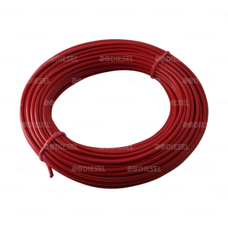 CABLE #12 PLASTICO FLEX ROLLO 30MTS ROJO
