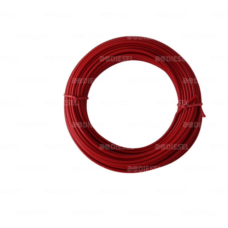 CABLE #12 PLASTICO FLEX ROLLO 30MTS ROJO