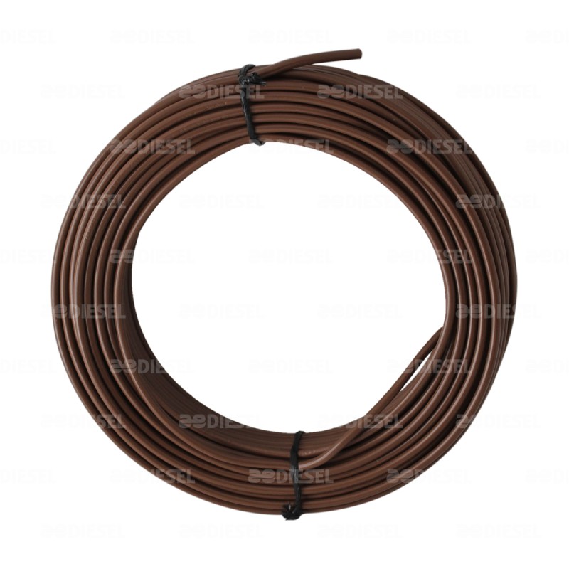 CABLE #12 PLASTICO FLEX ROLLO 30MTS CAFE