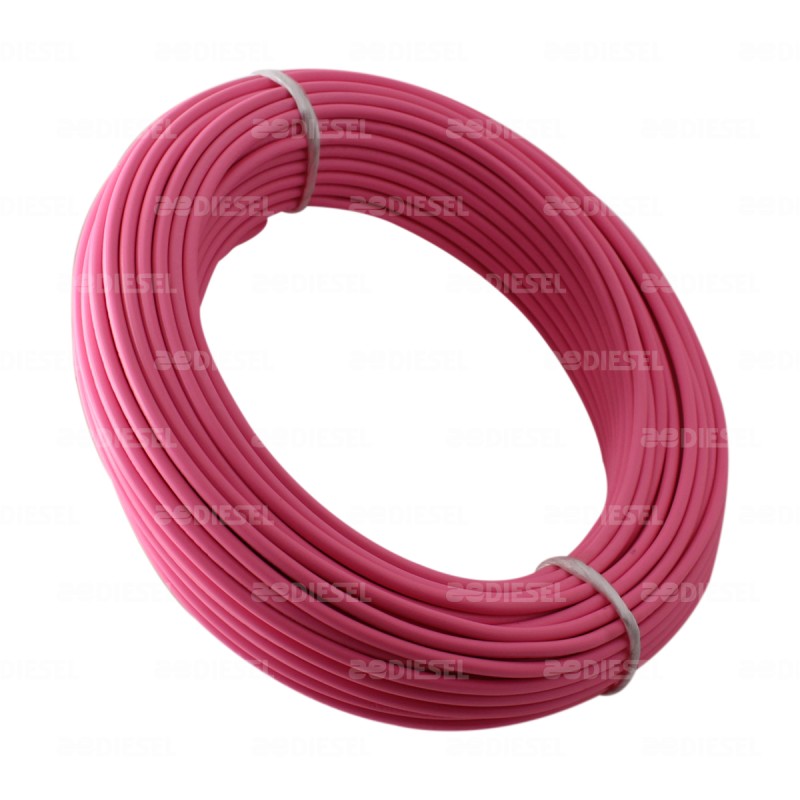 CABLE #12 PLASTICO FLEX ROLLO 30MTS ROSA