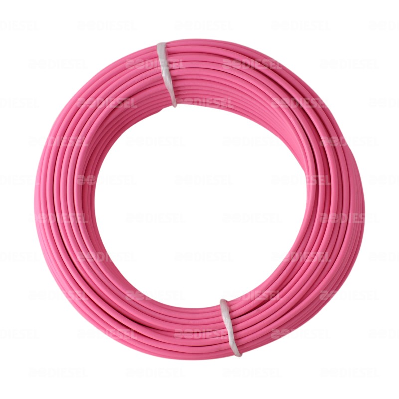 CABLE #12 PLASTICO FLEX ROLLO 30MTS ROSA