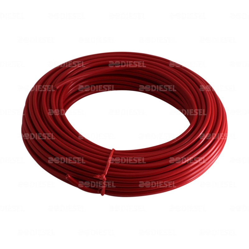 CABLE #10 PLASTICO FLEX ROLLO 30MTS ROJO