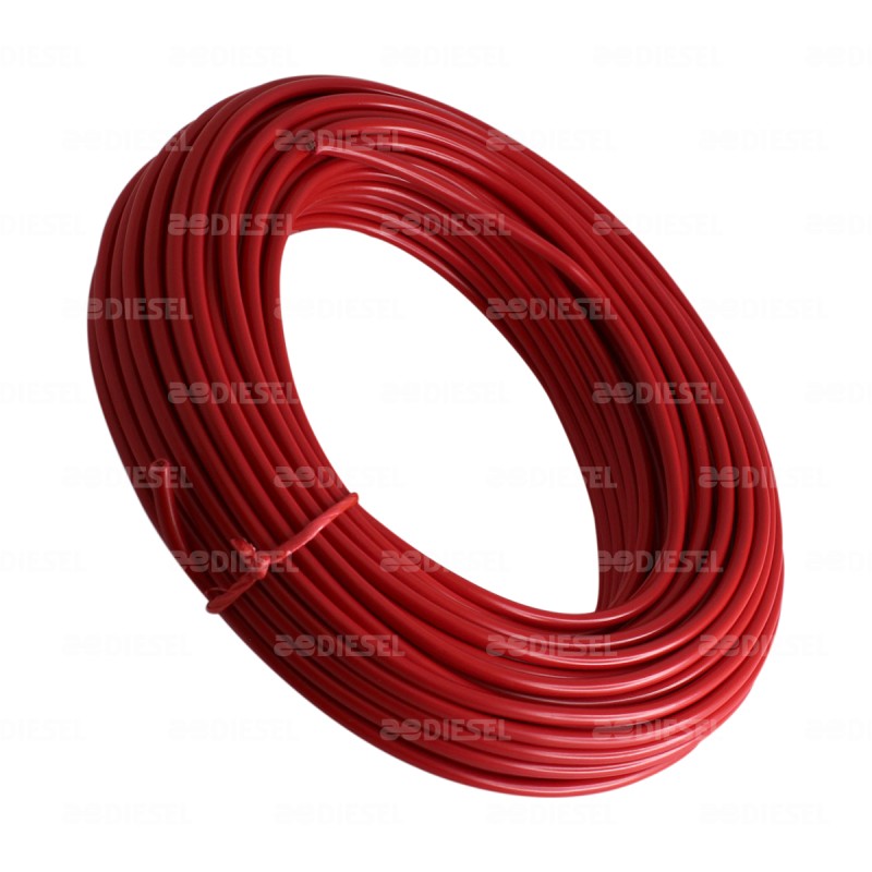 CABLE #10 PLASTICO FLEX ROLLO 30MTS ROJO