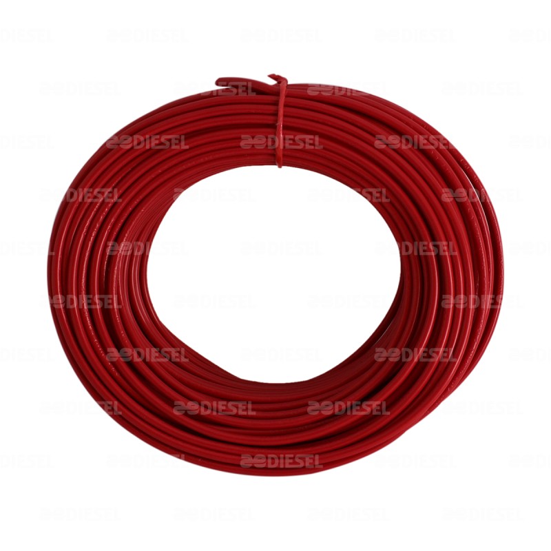 CABLE #10 PLASTICO FLEX ROLLO 30MTS ROJO