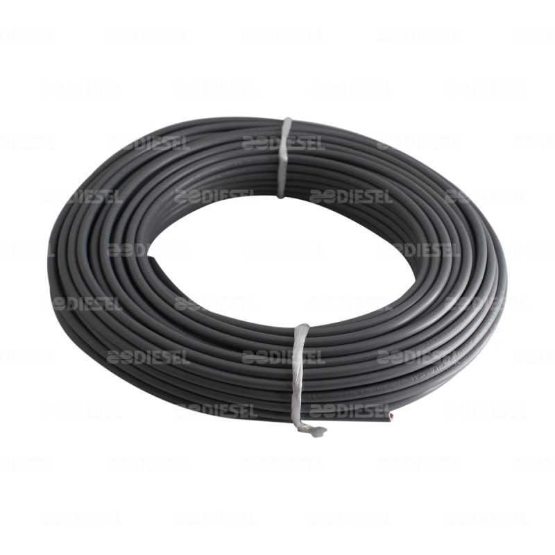 CABLE #10 PLASTICO FLEX ROLLO 30MTS GRIS