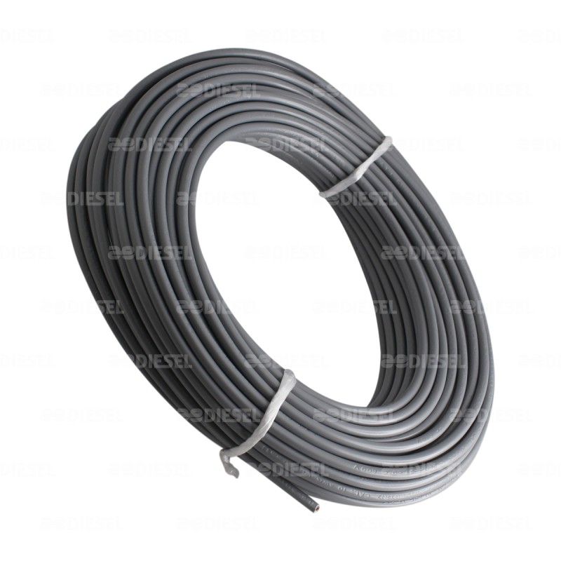 CABLE #10 PLASTICO FLEX ROLLO 30MTS GRIS