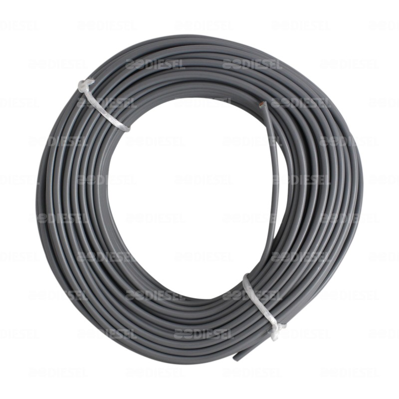 CABLE #10 PLASTICO FLEX ROLLO 30MTS GRIS