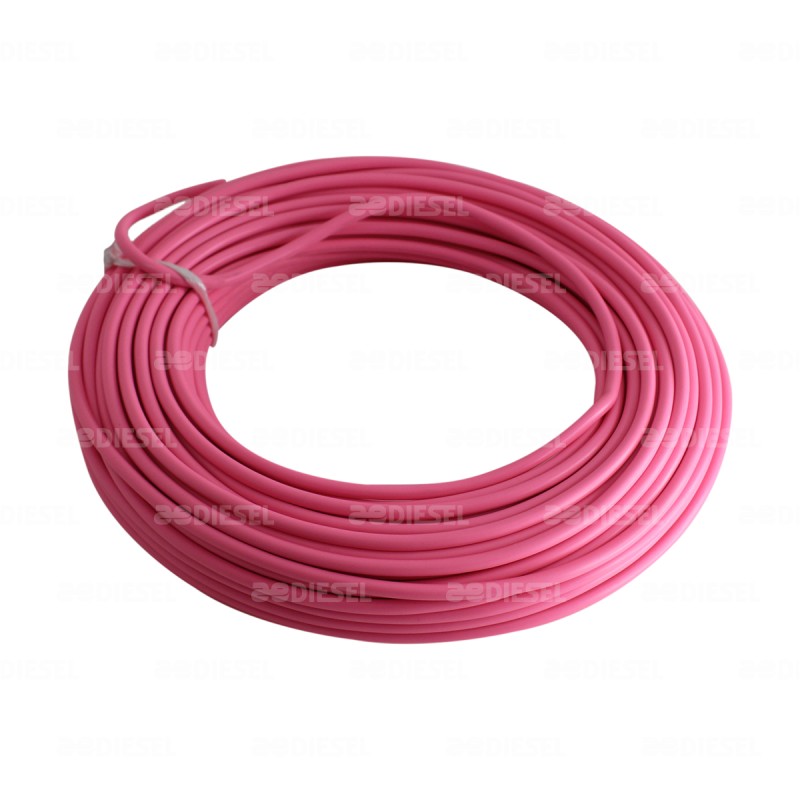 CABLE #10 PLASTICO FLEX ROLLO 30MTS ROSA