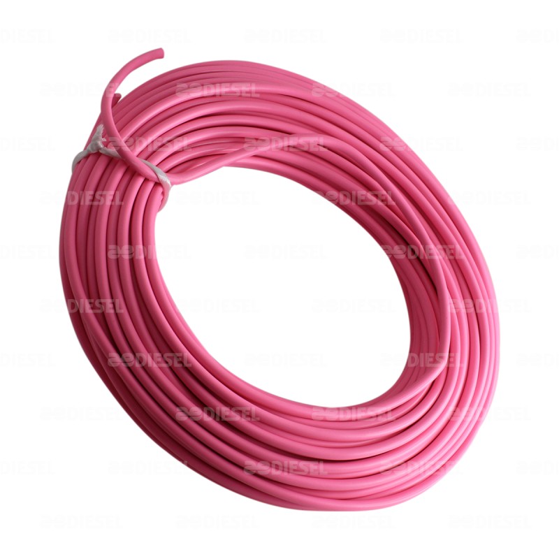 CABLE #10 PLASTICO FLEX ROLLO 30MTS ROSA