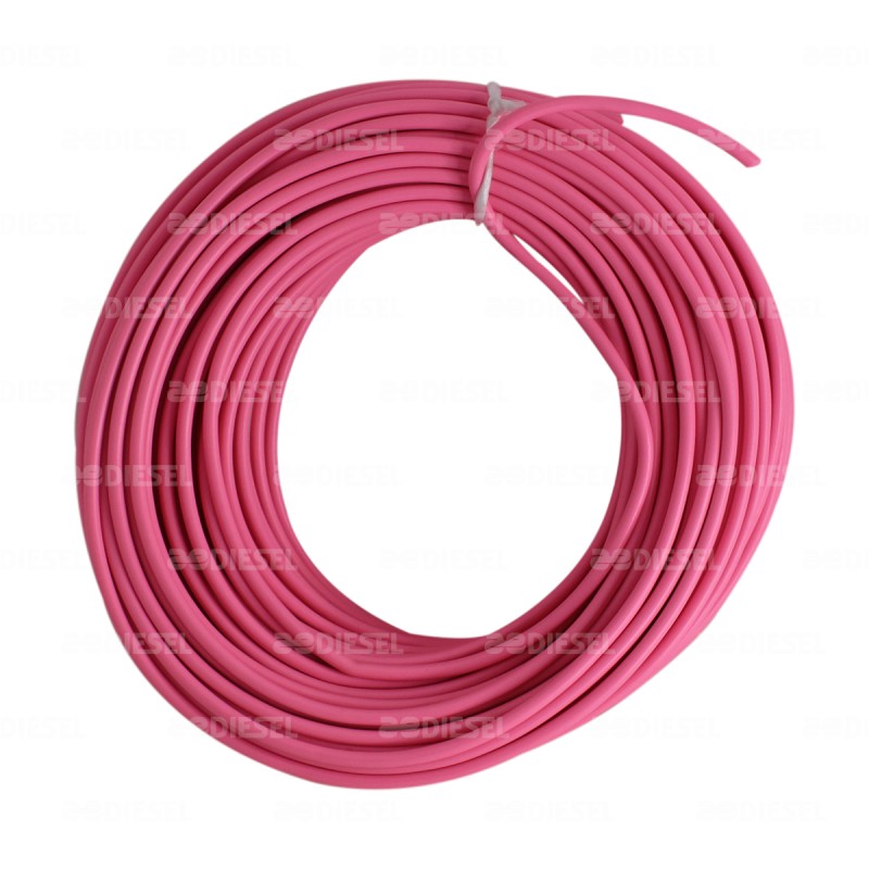 CABLE #10 PLASTICO FLEX ROLLO 30MTS ROSA