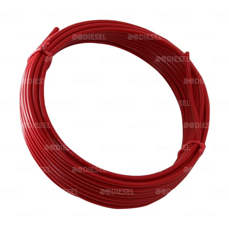 CABLE #12 PLASTICO FLEX ROLLO 10MTS ROJO