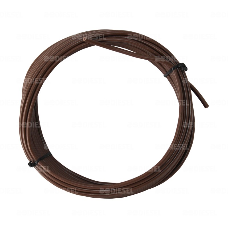 CABLE #12 PLASTICO FLEX ROLLO 10MTS CAFE