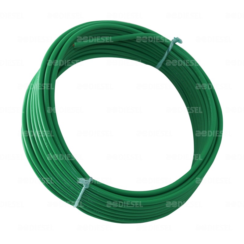 CABLE #12 PLASTICO FLEX ROLLO 10MTS VERD