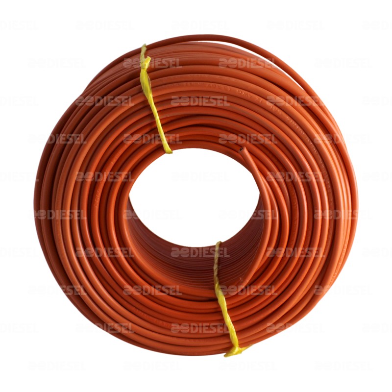 CABLE #12 PLASTICO 100MT NARANJA
