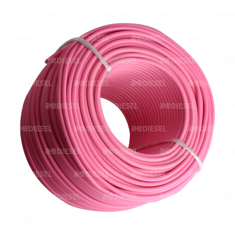 CABLE #12 PLASTICO 100MT ROSA