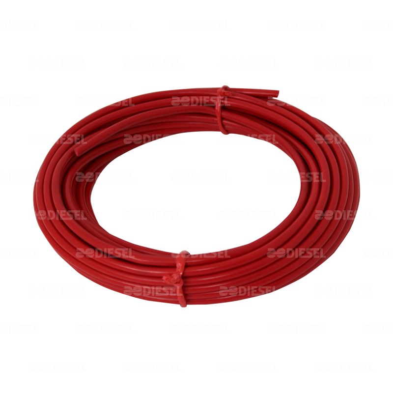 CABLE #10 PLASTICO FLEX ROLLO 10MTS ROJO