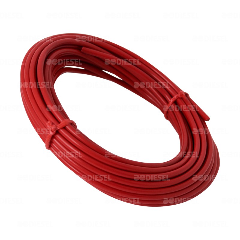 CABLE #10 PLASTICO FLEX ROLLO 10MTS ROJO