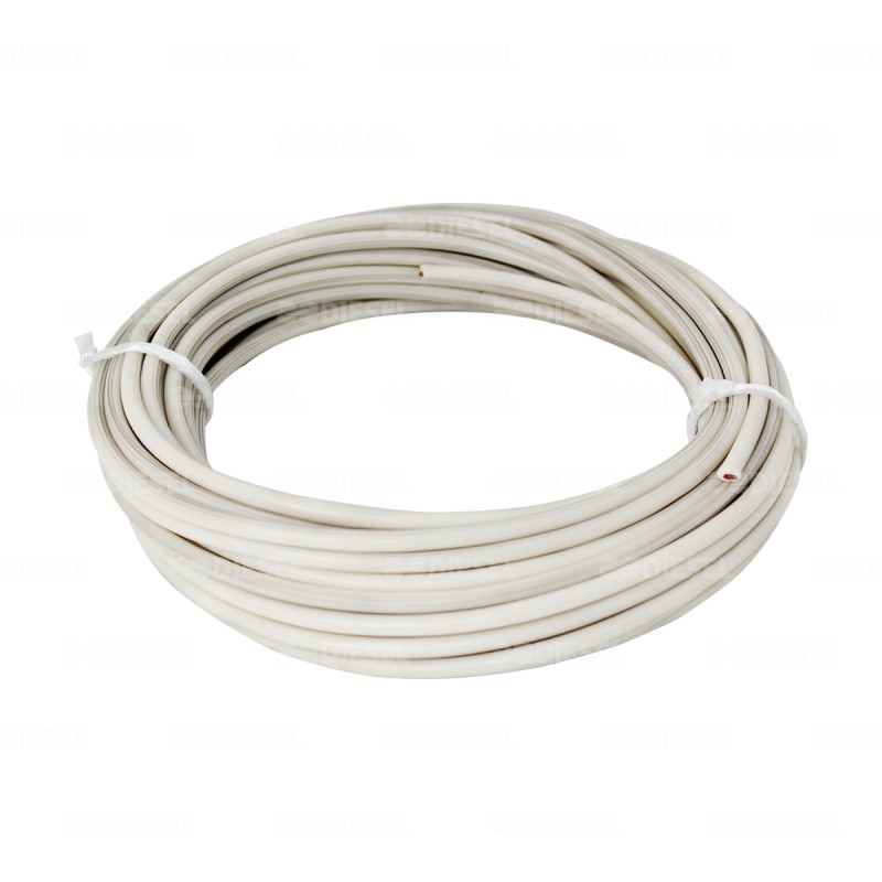 CABLE #10 PLASTICO FLEX ROLLO 10MTS BCO