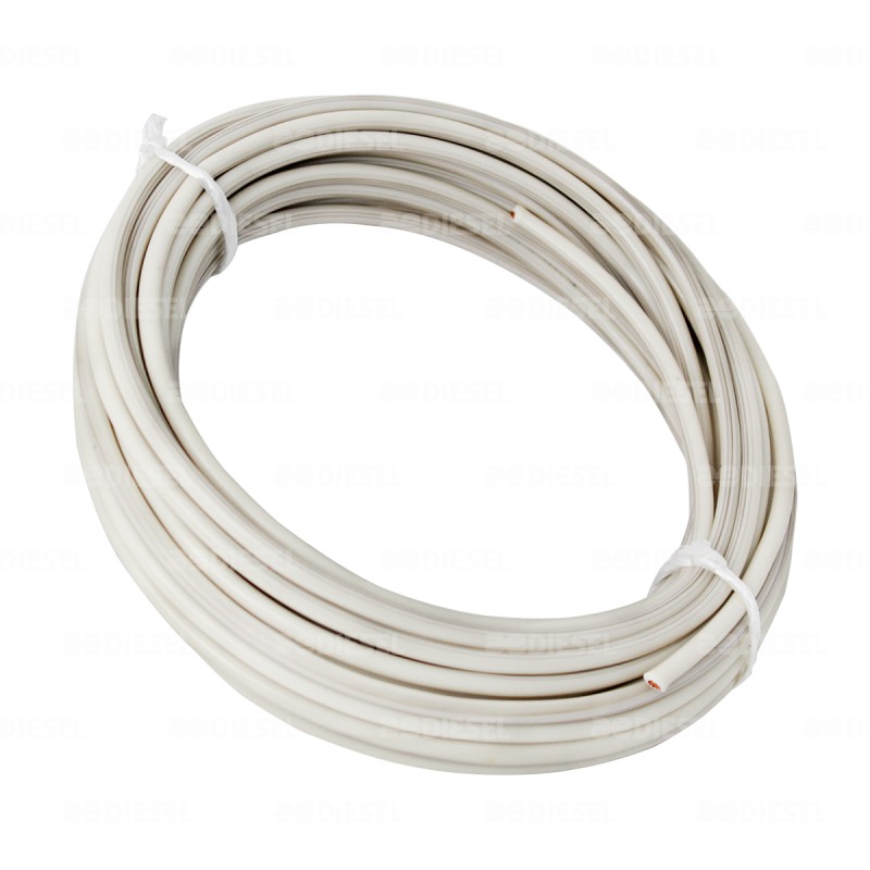 CABLE #10 PLASTICO FLEX ROLLO 10MTS BCO