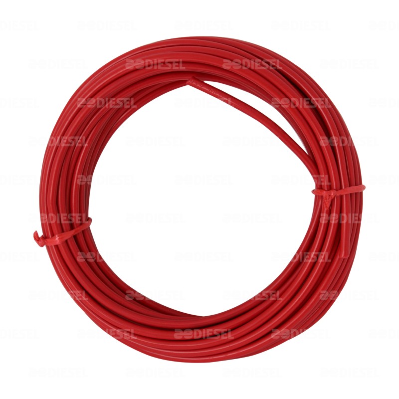 CABLE #10 PLASTICO FLEX ROLLO 10MTS ROJO