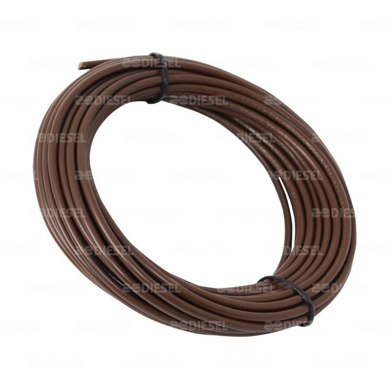 CABLE #10 PLASTICO FLEX ROLLO 10MTS CAFE