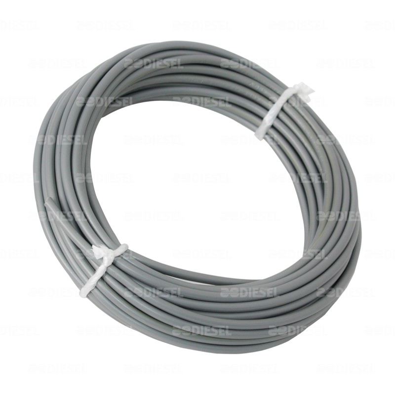 CABLE #10 PLASTICO FLEX ROLLO 10MTS GRIS