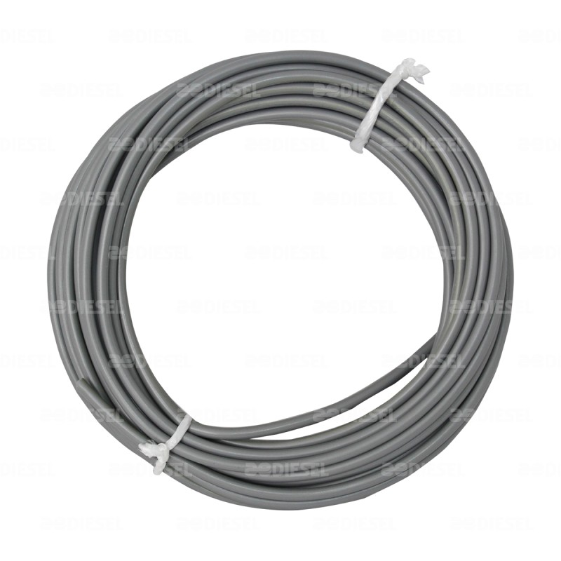 CABLE #10 PLASTICO FLEX ROLLO 10MTS GRIS