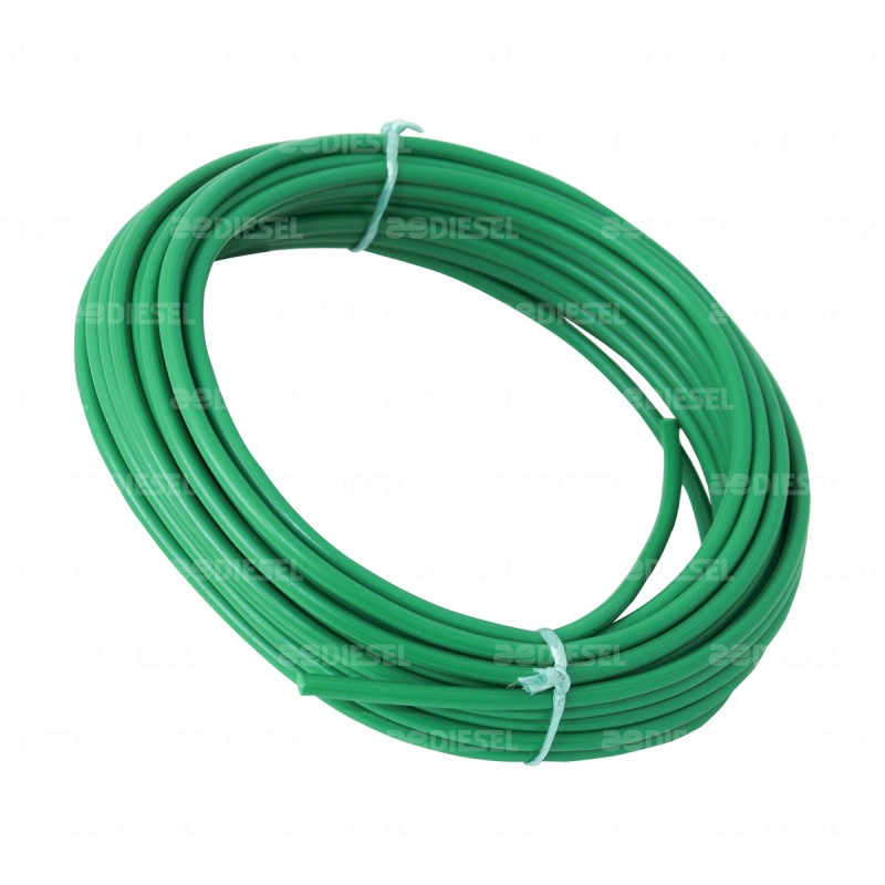 CABLE #10 PLASTICO FLEX ROLLO 10MTS VERD