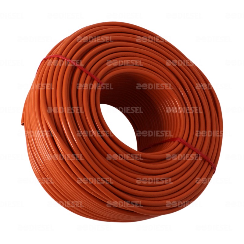 CABLE #10 PLASTICO 100MT NARANJA