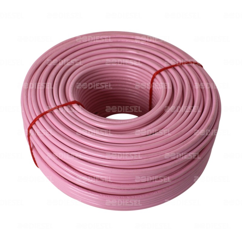 CABLE #10 PLASTICO 100MT ROSA